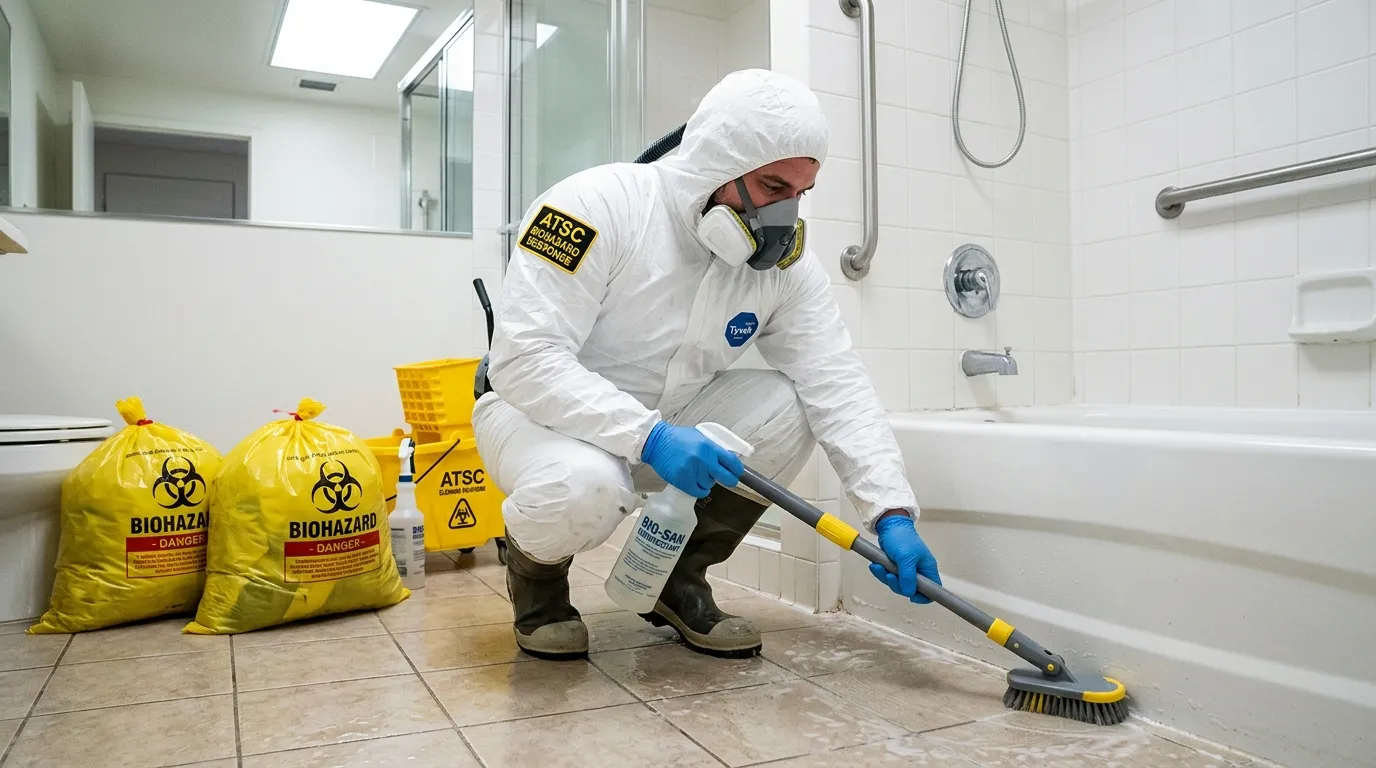 Decontamination equipment deployed for Blood Cleanup in American Fork